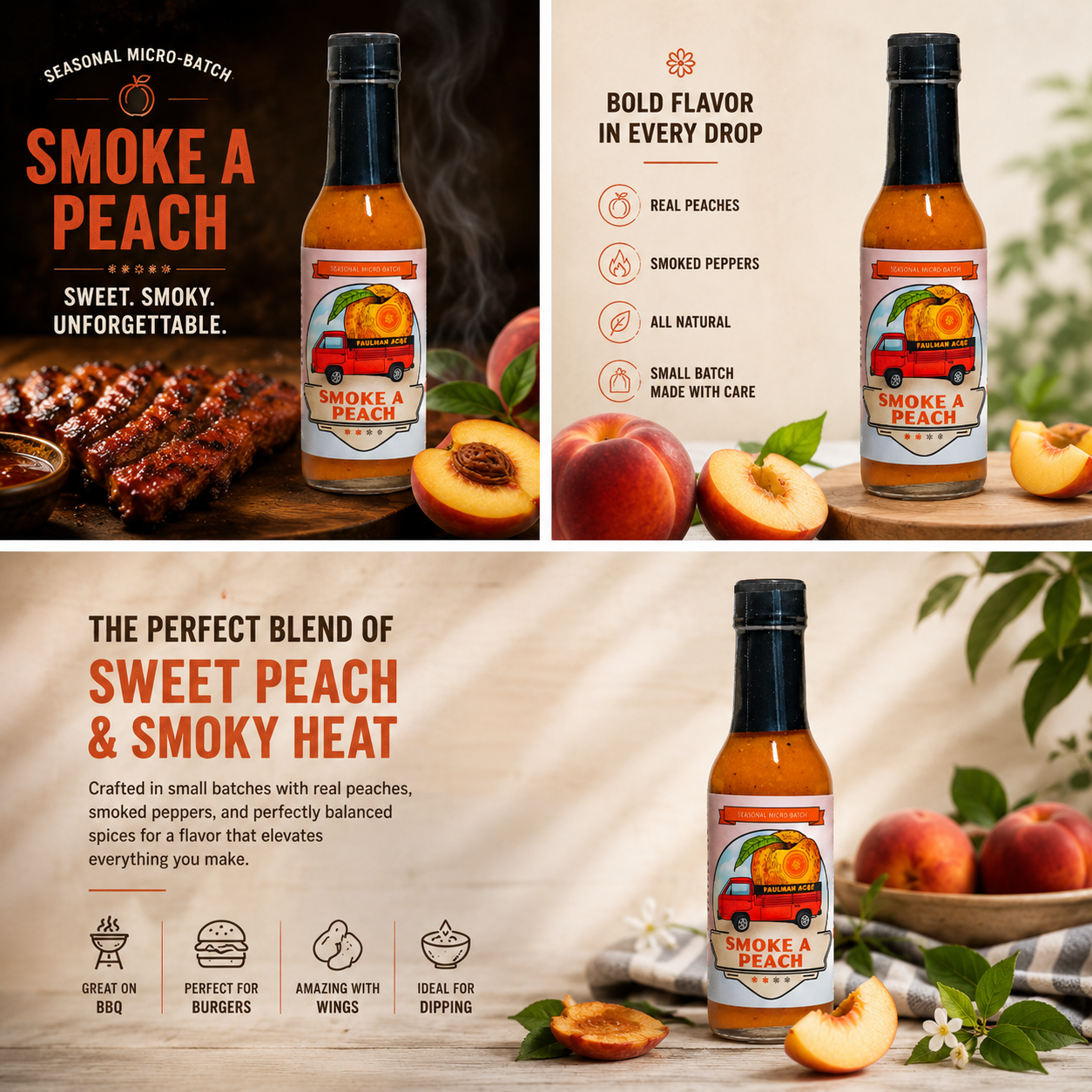Paulman Acre - Smoke a Peach Hot Sauce