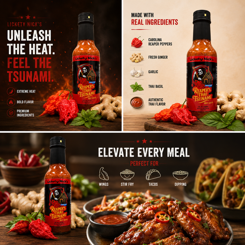 Reaper’s Thai Tsunami – Extreme Heat Thai-Style Hot Sauce