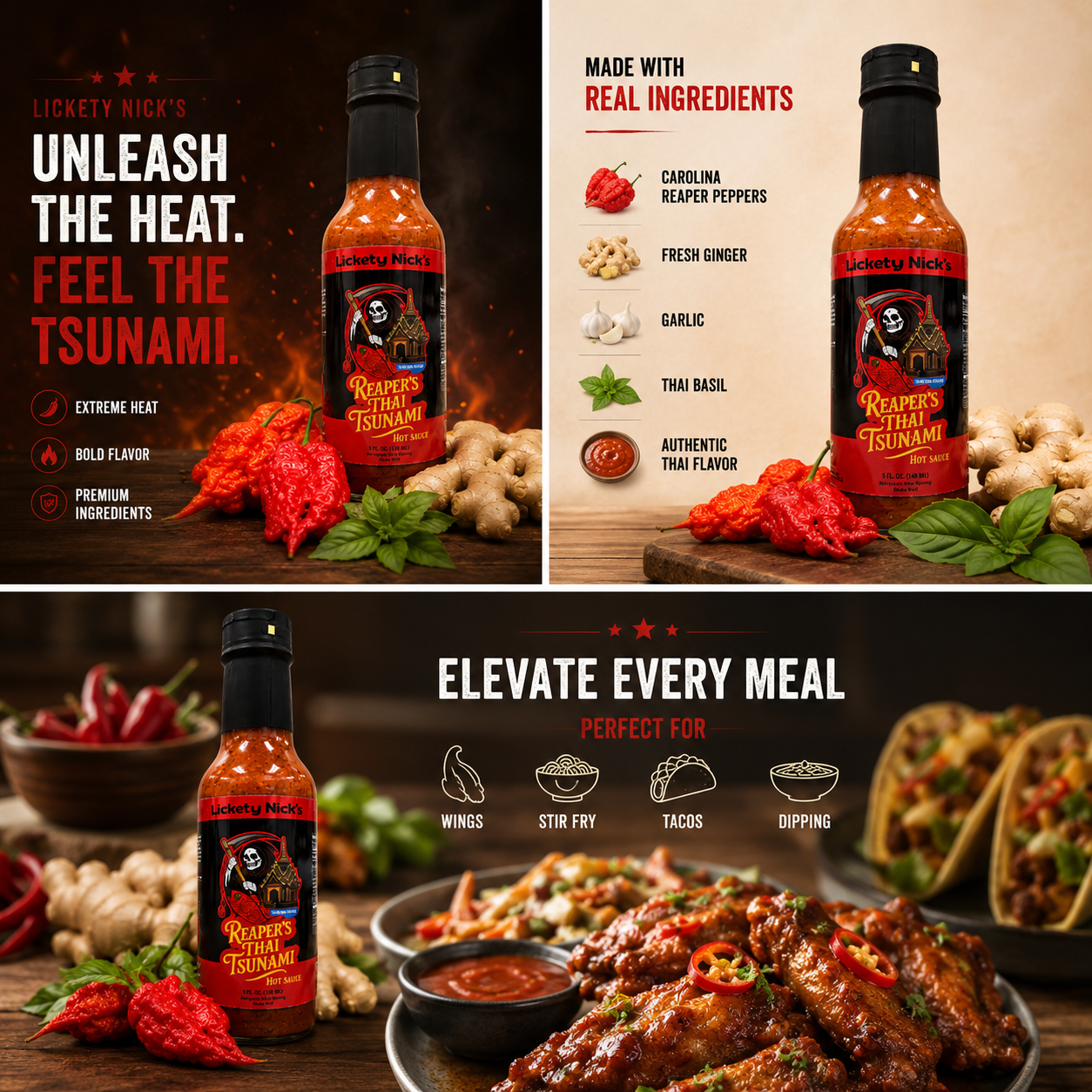 Reaper’s Thai Tsunami – Extreme Heat Thai-Style Hot Sauce
