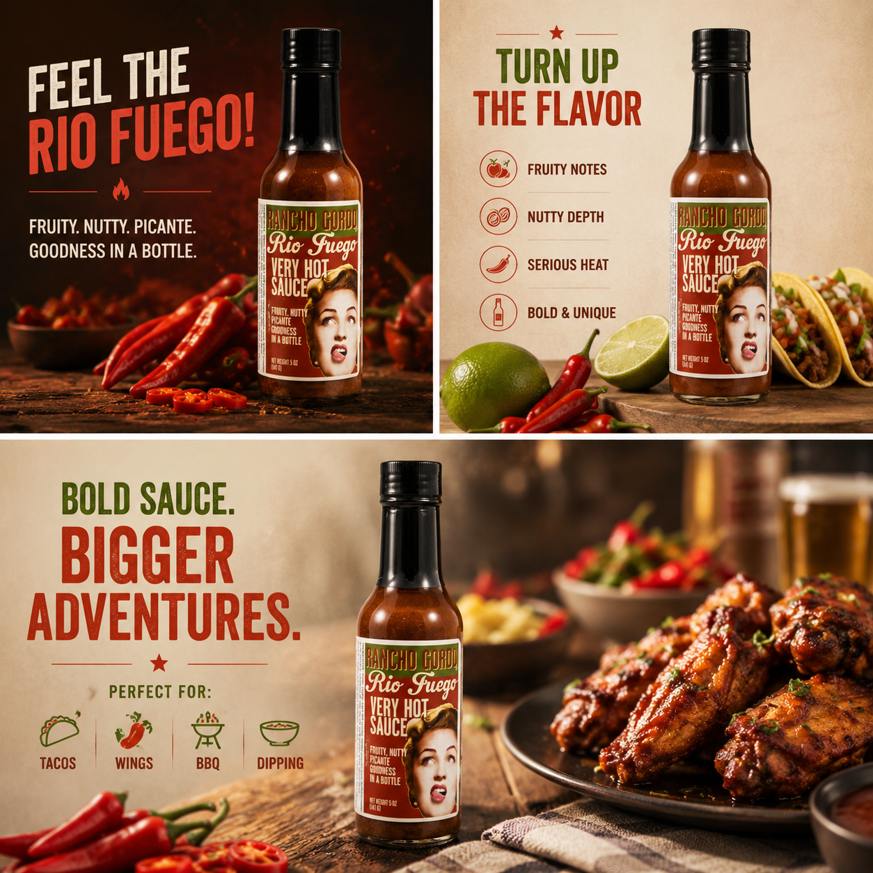 Rancho Gordo - 'Rio Fuego' Hot Sauce (5OZ)