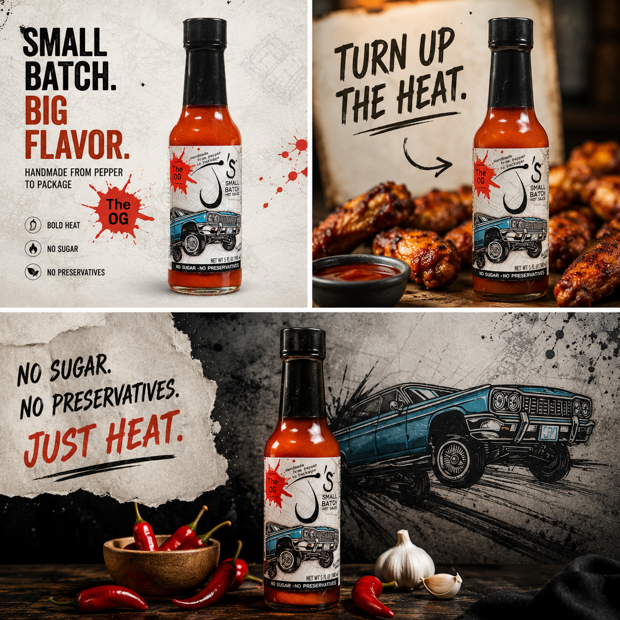 J's Small Batch - The OG Hot Sauce