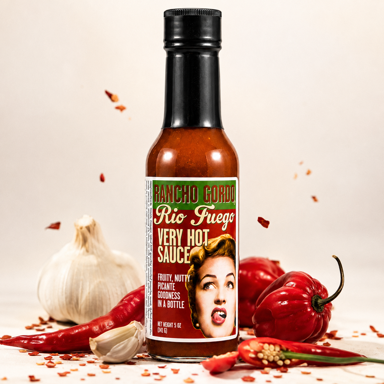 Rancho Gordo - 'Rio Fuego' Hot Sauce (5OZ)