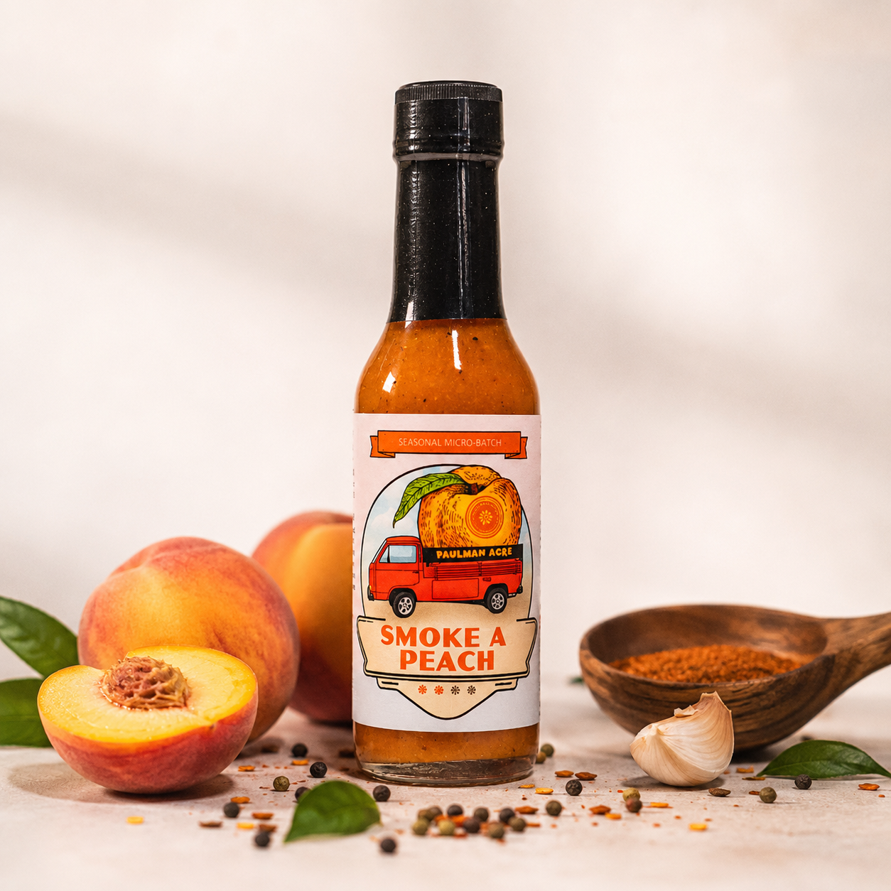 Paulman Acre - Smoke a Peach Hot Sauce