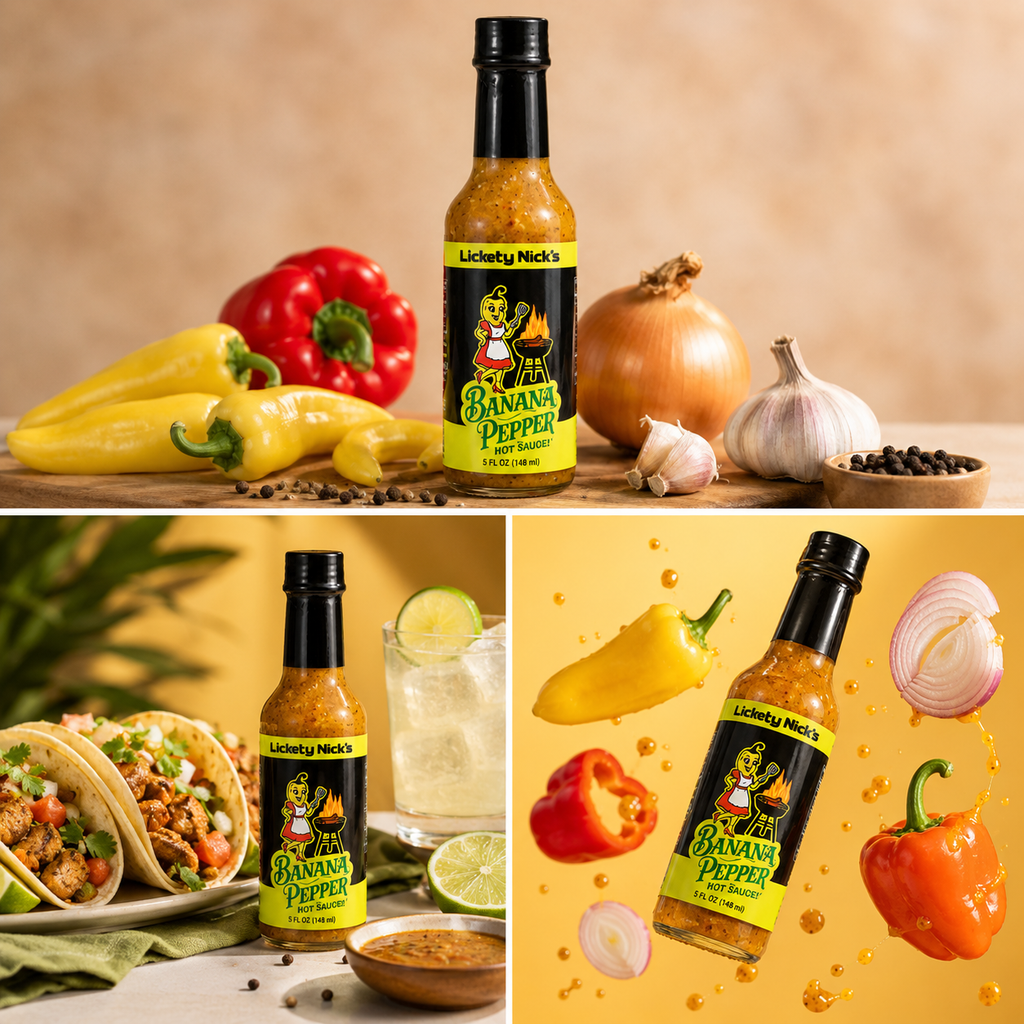 Banana Pepper – Tangy Mild Heat Hot Sauce