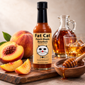 Peach Maple Bourbon Hot Sauce and Glaze