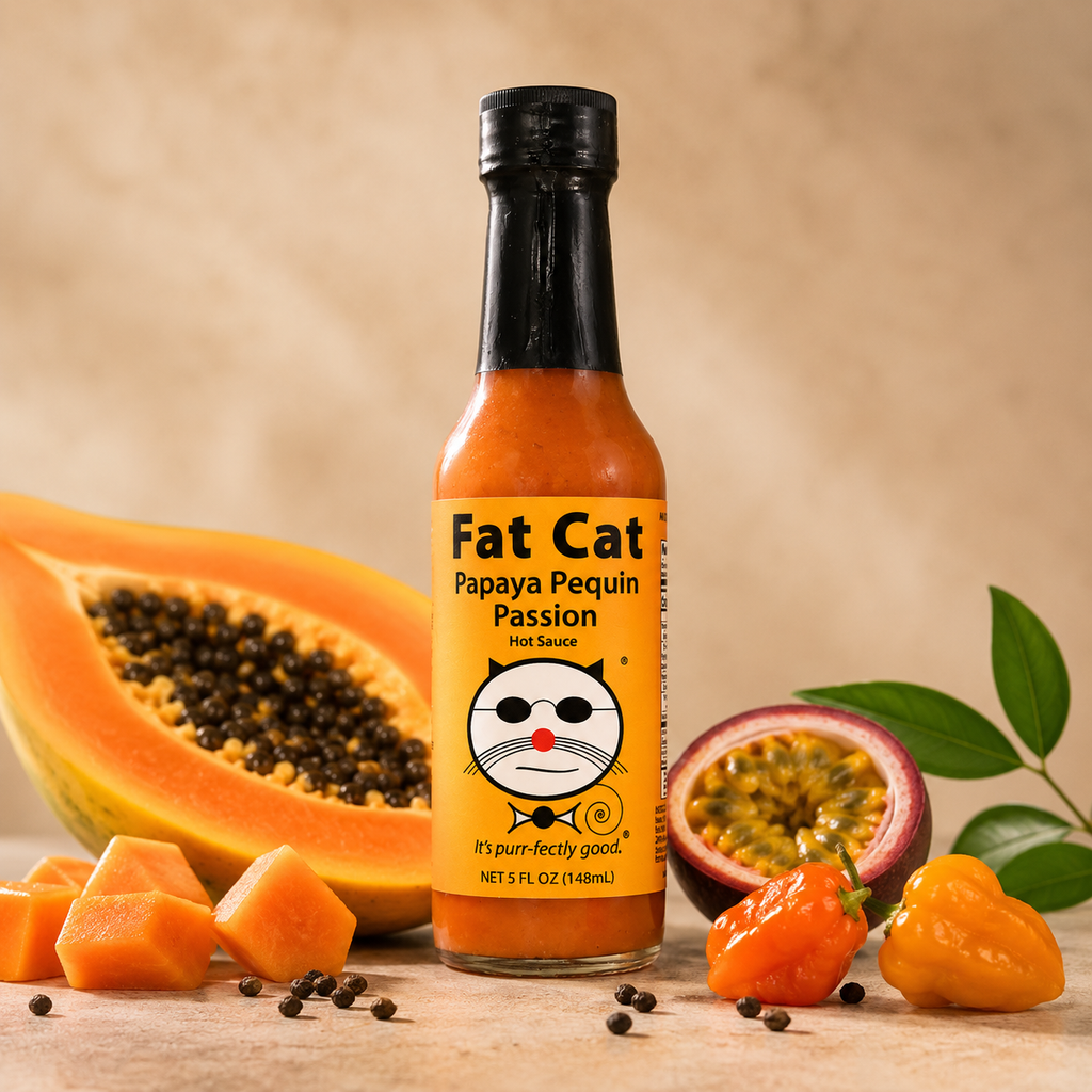 Papaya Pequin Passion Savory Fruit Hot Sauce