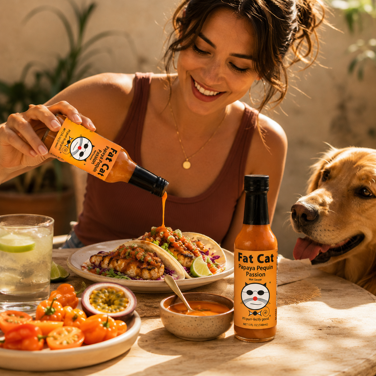 Papaya Pequin Passion Savory Fruit Hot Sauce