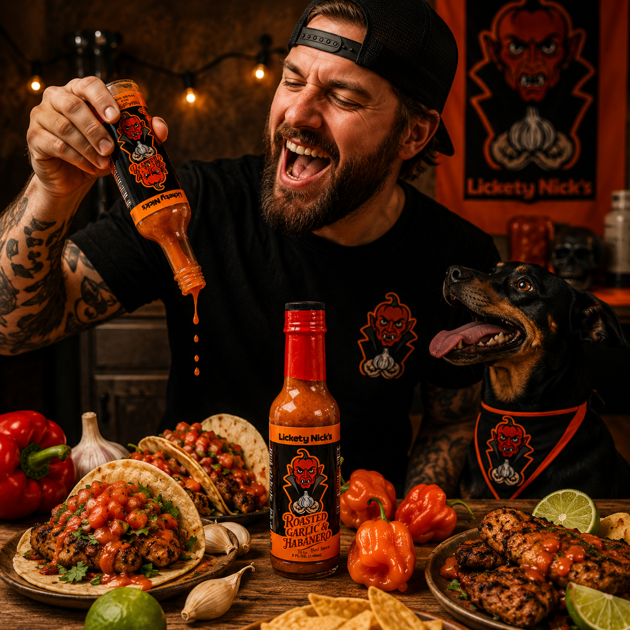 Roasted Garlic & Habanero – Bold Garlic Heat Hot Sauce