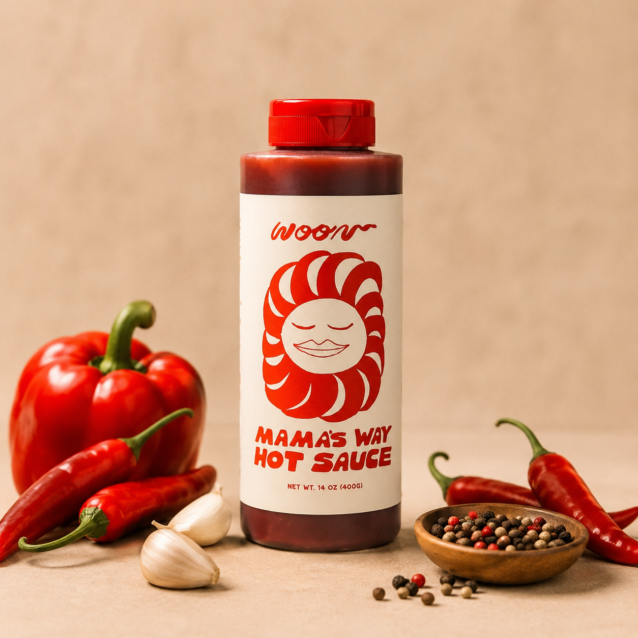 Woon Kitchen - 'Mama's Way' Hot Sauce (15.5OZ)