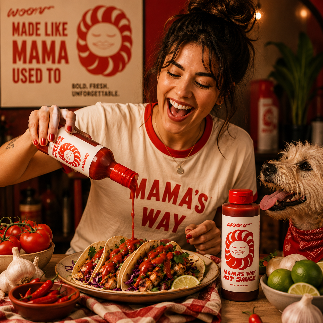 Woon Kitchen - 'Mama's Way' Hot Sauce (15.5OZ)