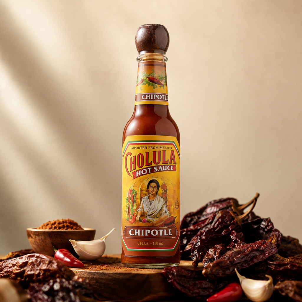 CHOLULA: Hot Sauce Chipotle, 5 oz