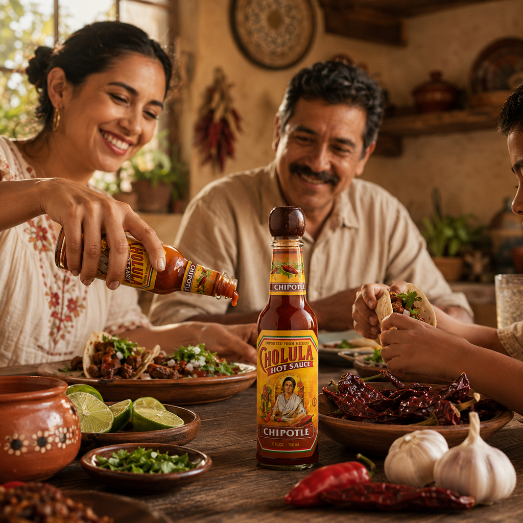 CHOLULA: Hot Sauce Chipotle, 5 oz