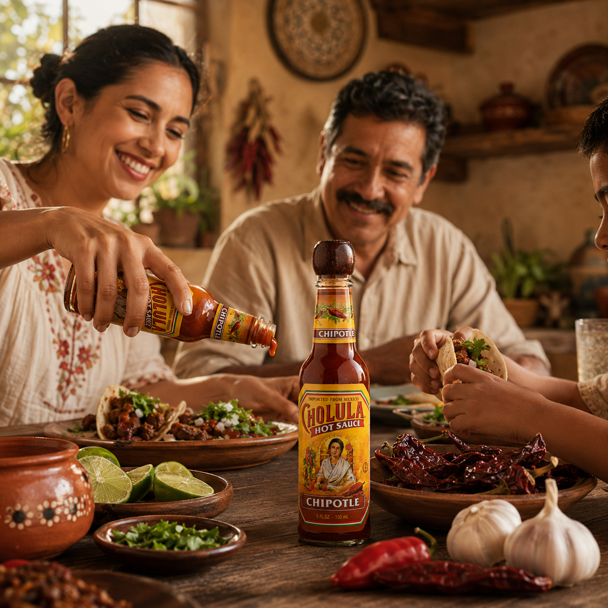 CHOLULA: Hot Sauce Chipotle, 5 oz