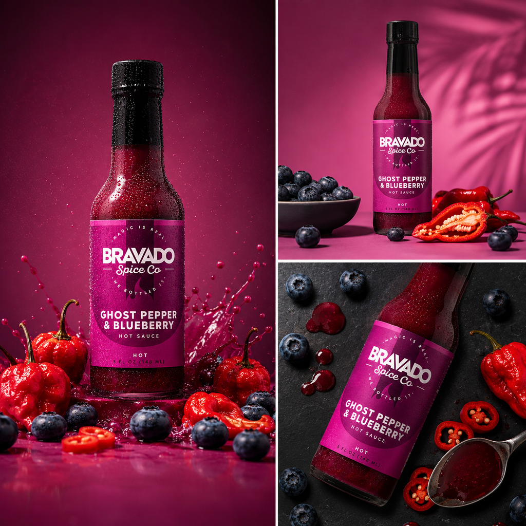 Ghost Pepper & Blueberry Hot Sauce - Hot Ones Season 3