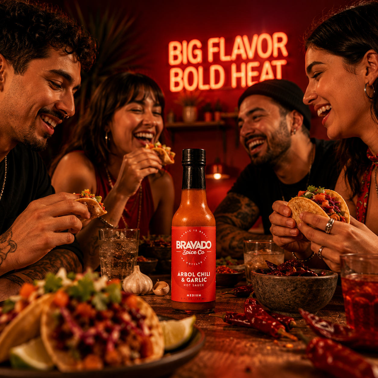Árbol Chili & Garlic Hot Sauce