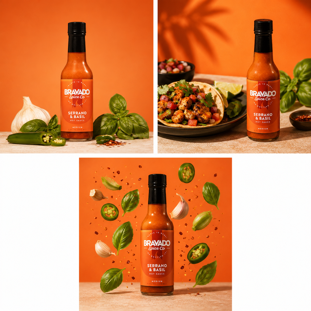 Serrano & Basil Hot Sauce