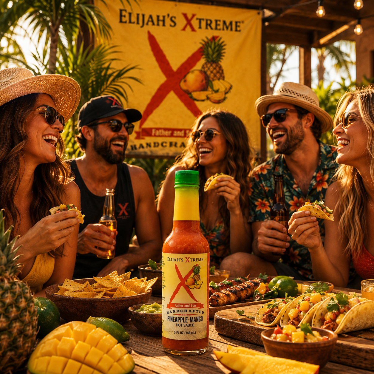 Pineapple-Mango Habanero Hot Sauce