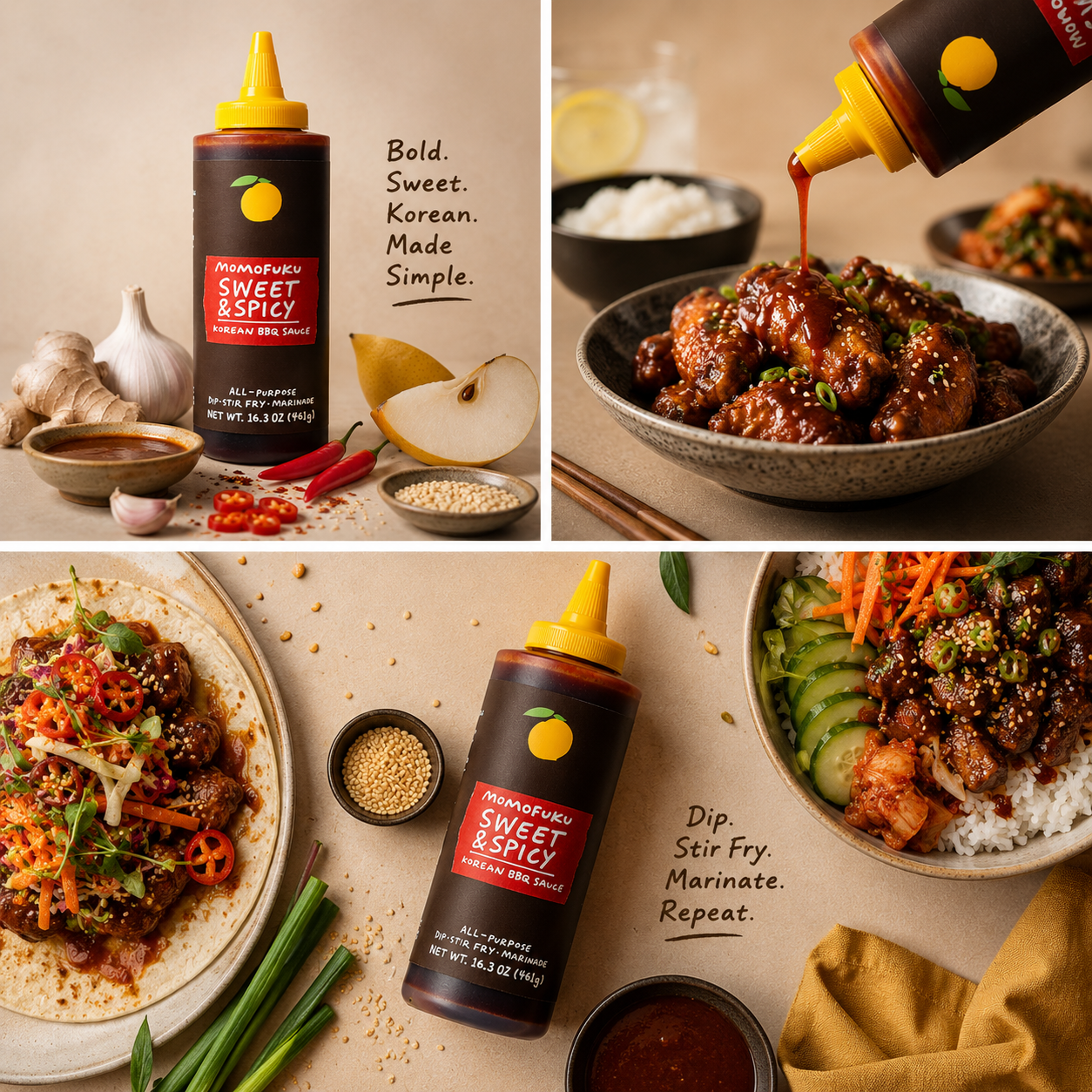 Momofuku - 'Sweet & Spicy' Korean BBQ Sauce (16.3OZ)